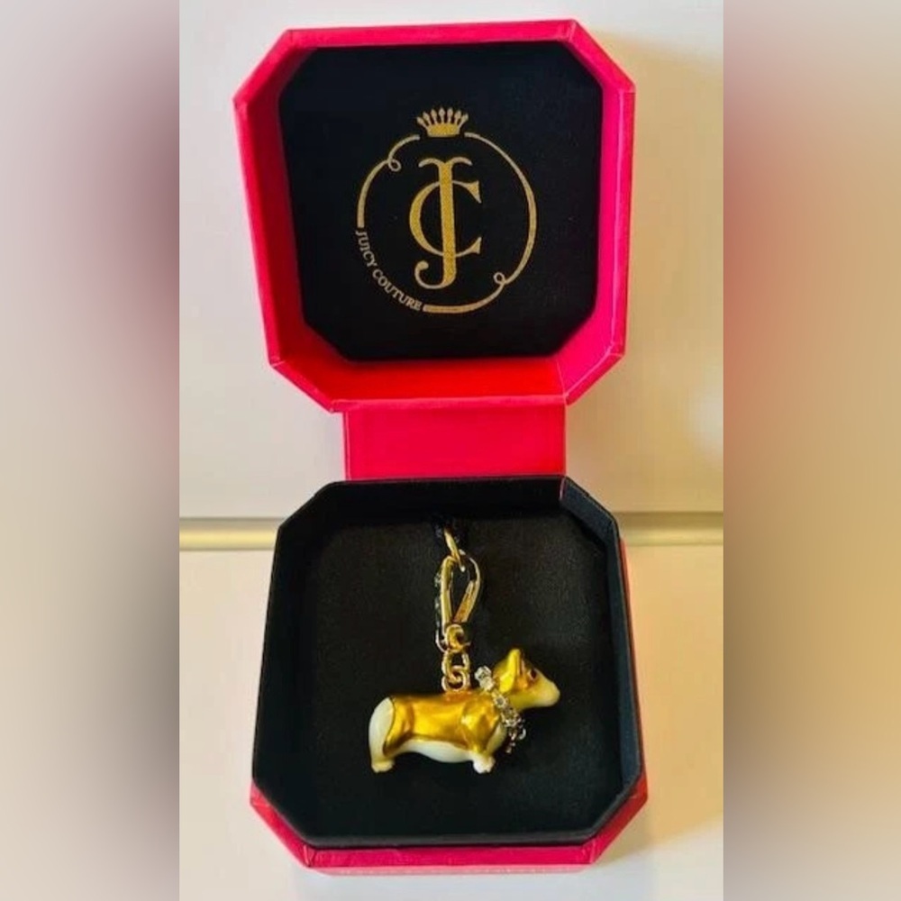 2012 JUICY COUTURE "CORGI" CHARM W/BOX #YJRU6034 RARE!